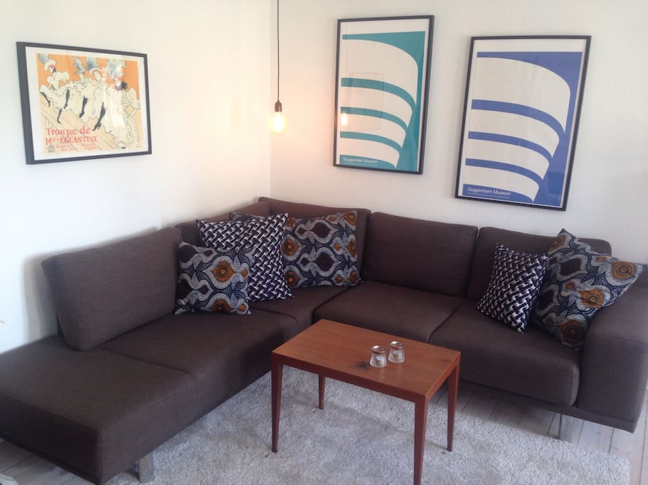 Spacious and comfy couch