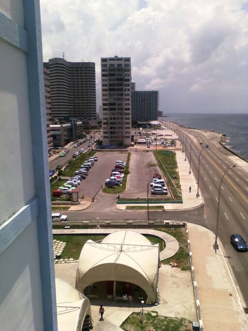 Vista panoramica Malecon y Hoteles