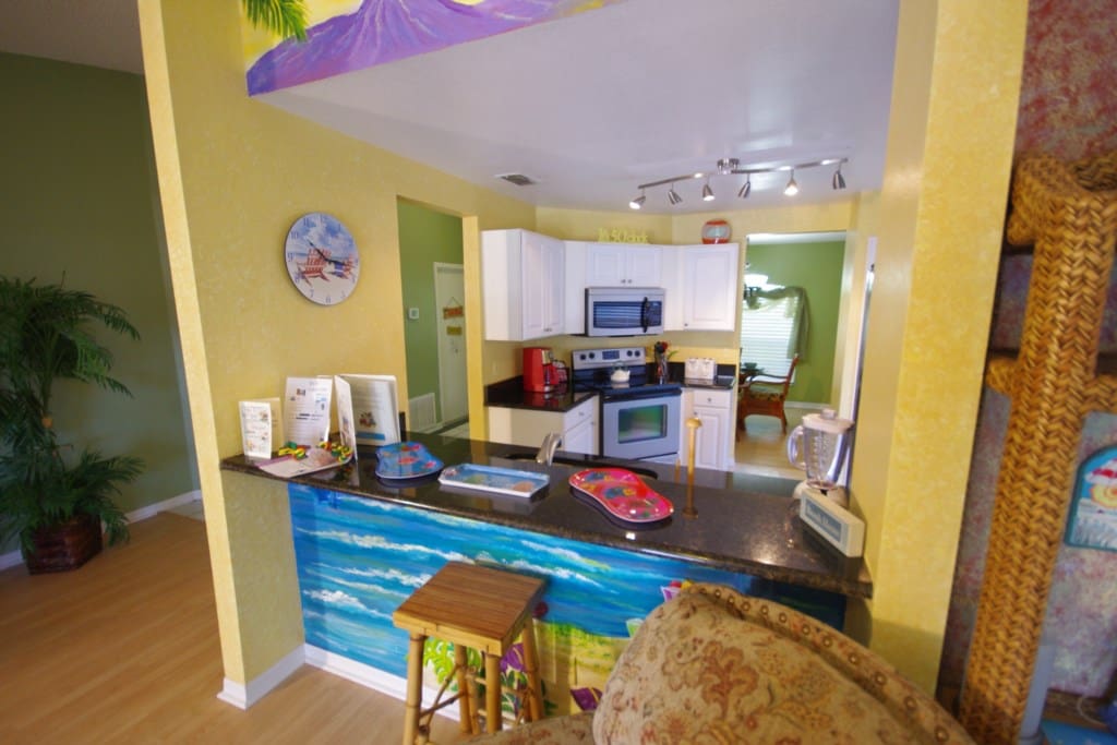 Bright and open kitchen