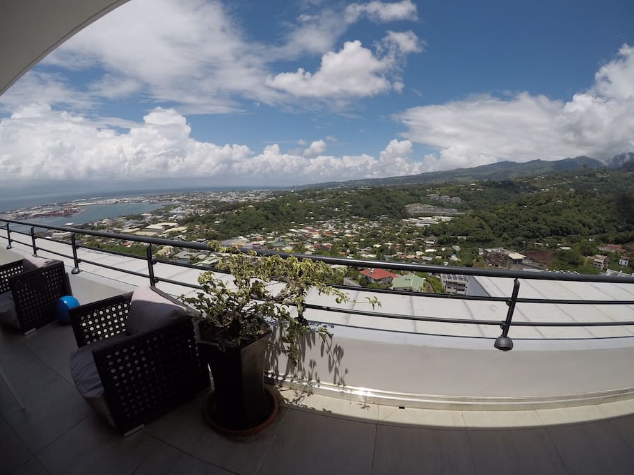 Vue sur Papeete