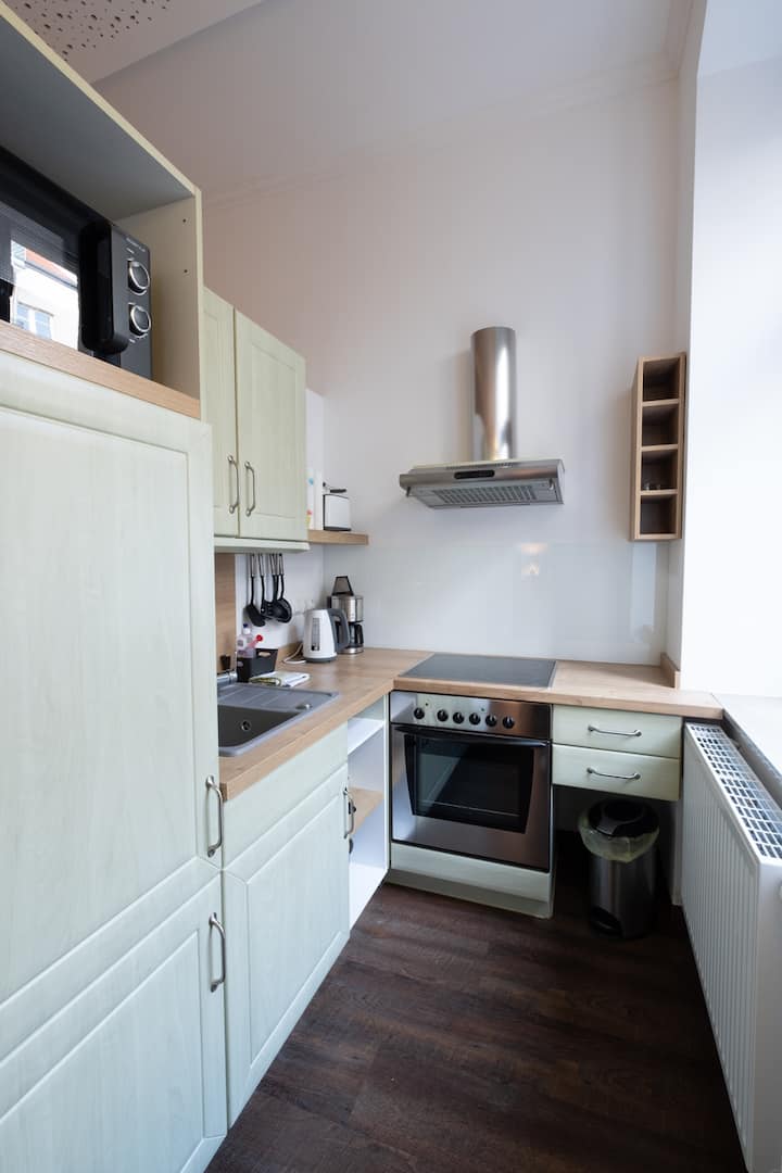 Modernes Großes Apartment Ebenerdig Mit Terrasse - Magdeburg