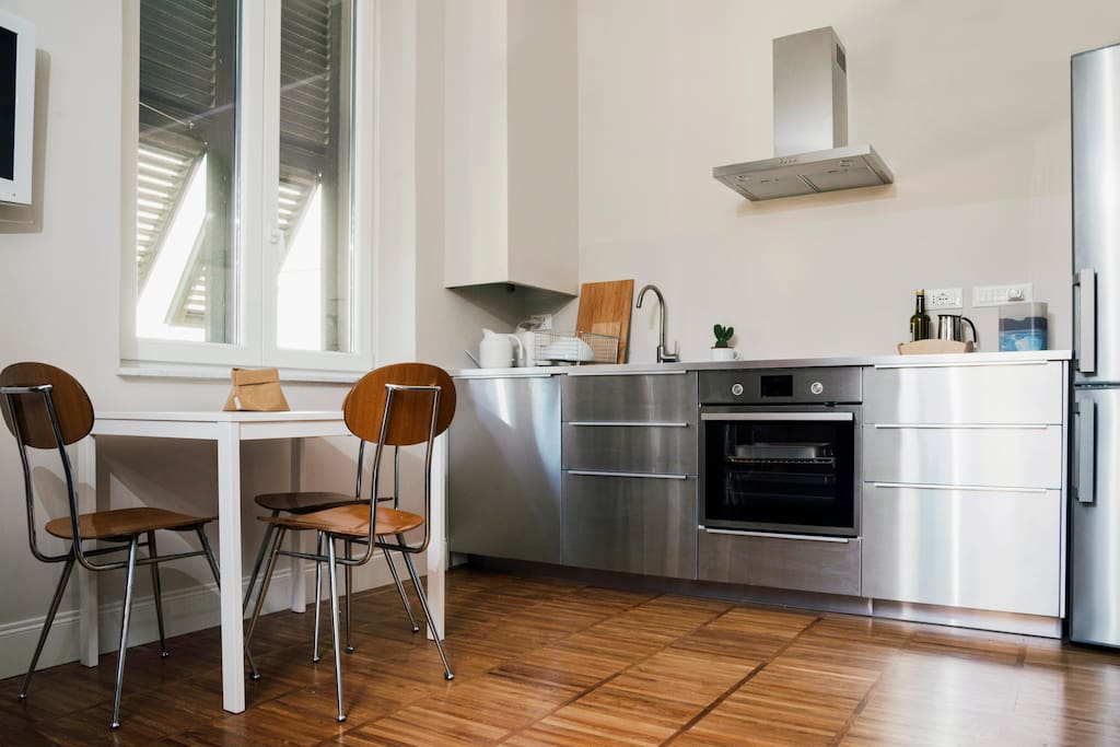 angolo cottura / kitchen in living room