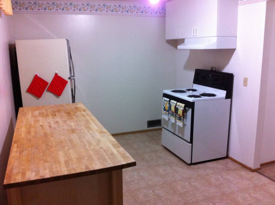 Well equipped kitchen