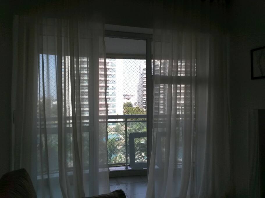 Vista para varanda.