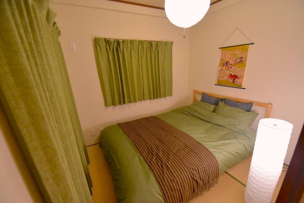 【Bed room 2】double size bed.