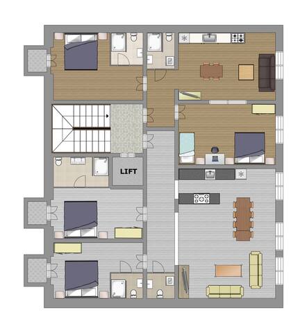 Glamour Excellent C 5-Bedrooms (Prague Old Town) gallery image 2