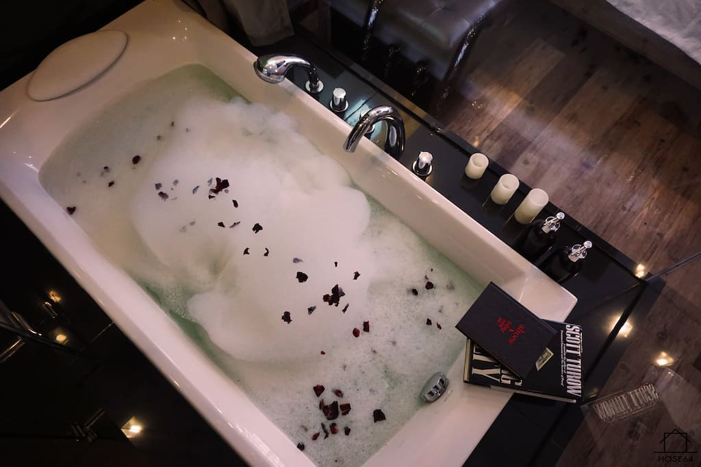 Relax with bathtub