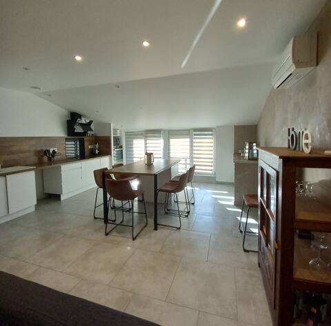 Entire apartment in a great house in a great location