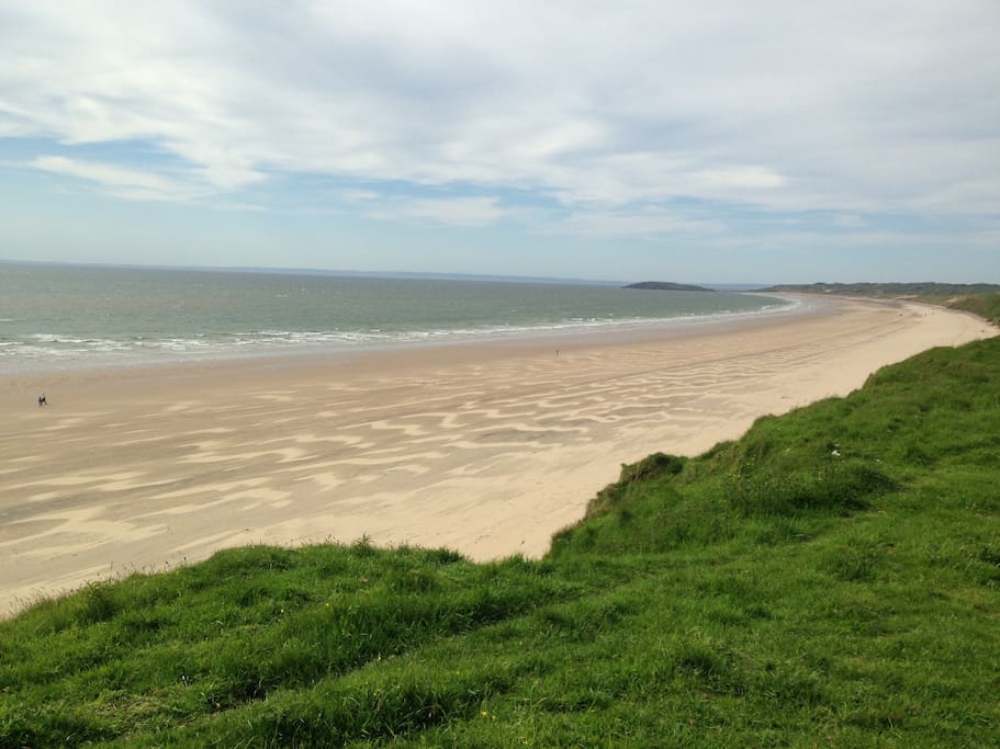Llangennith Beach - a short stroll from the caravan