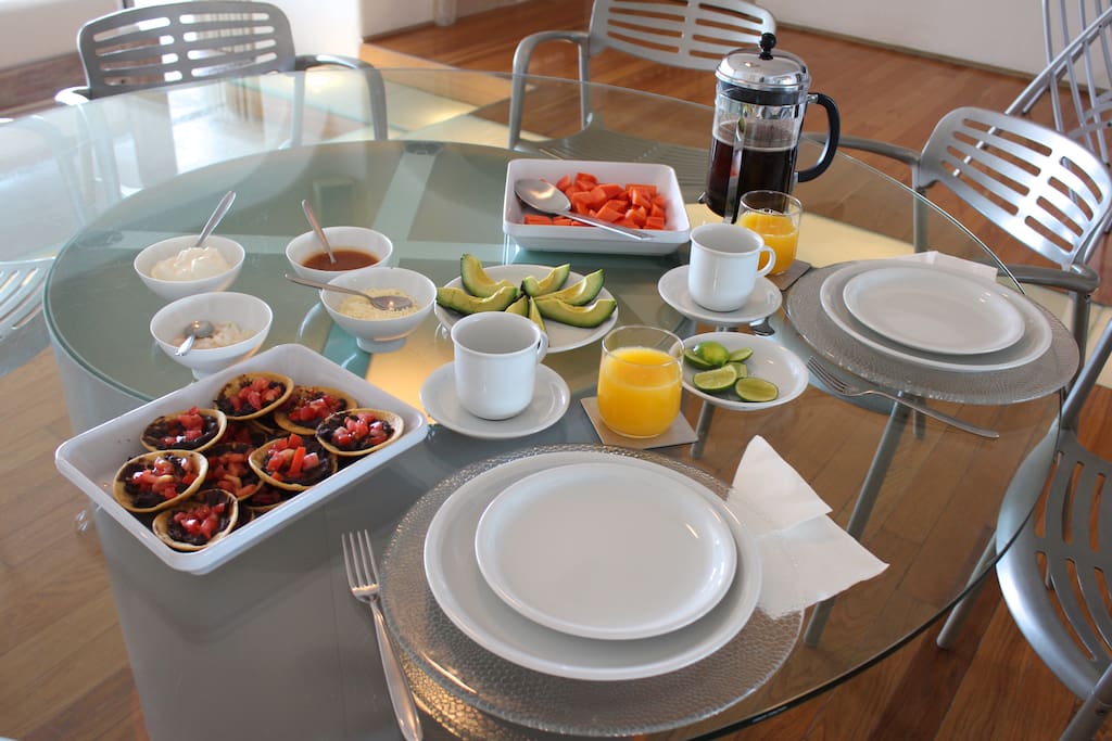 Laura can prepare delicious breakfast for you! (extra charge)