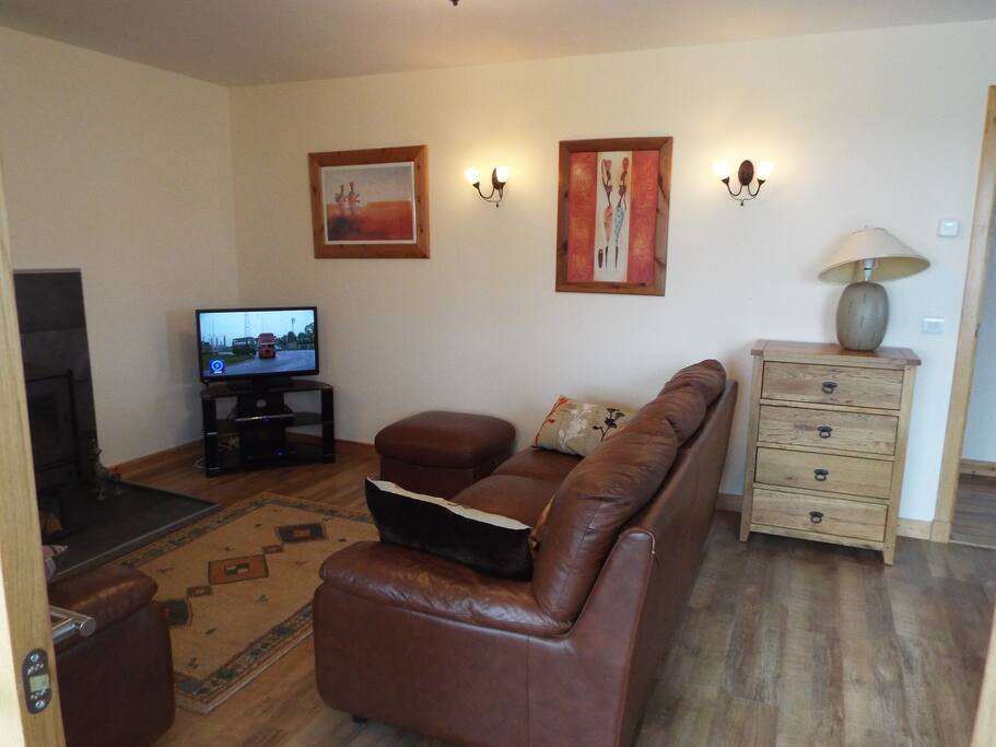 Open plan living area