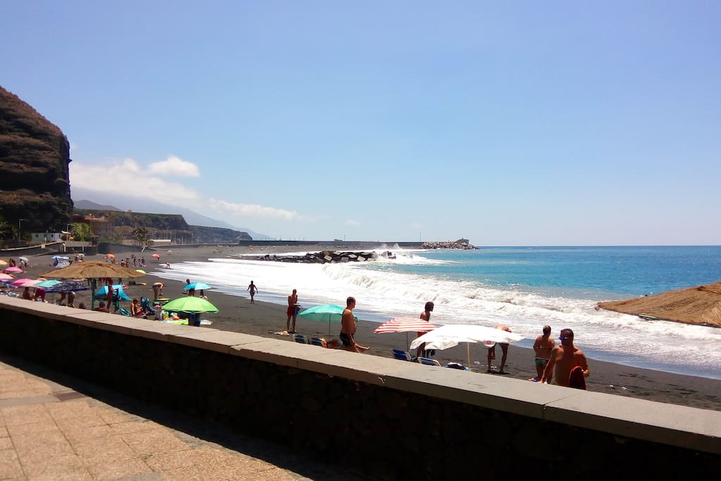 the beach