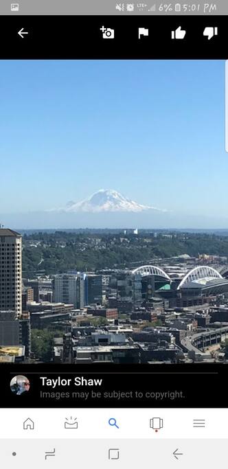 mountain views from your window on the 24th floor