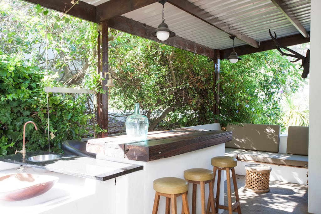 The stoep - with built-in bar