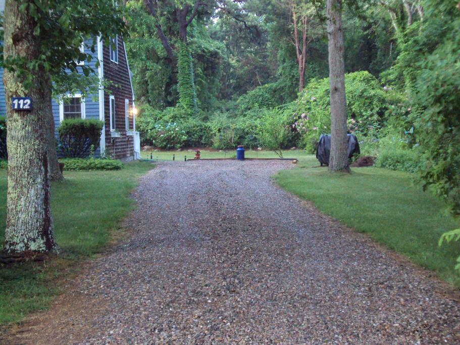 Driveway entrance