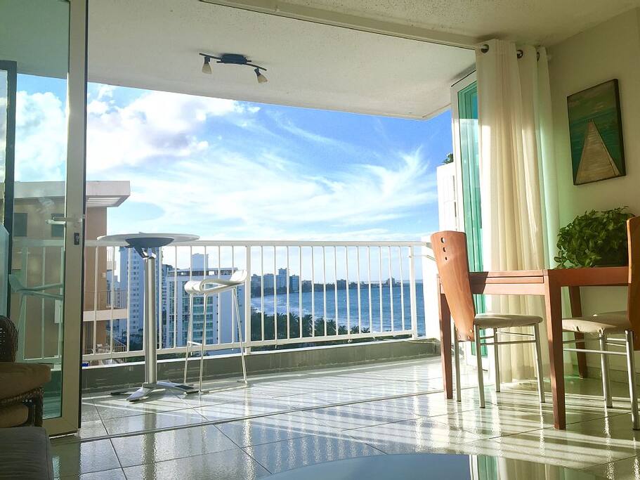 Amazing ocean view from the living room