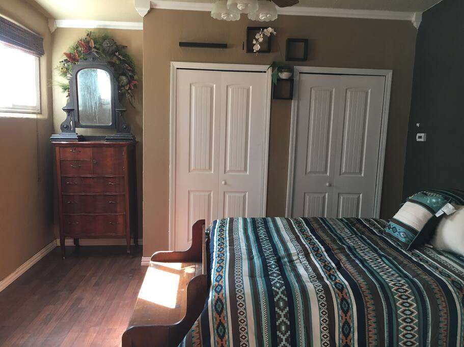 Bedroom with 2 Closets