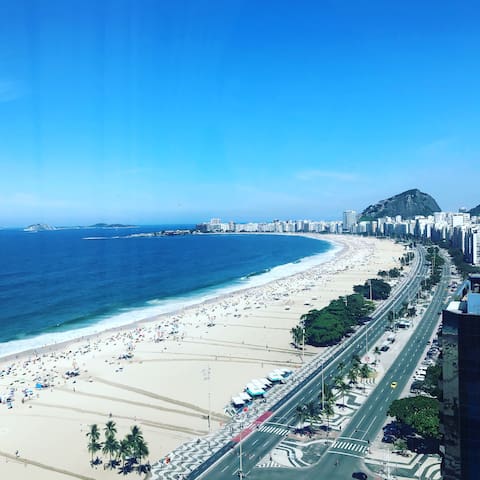 One street from beach