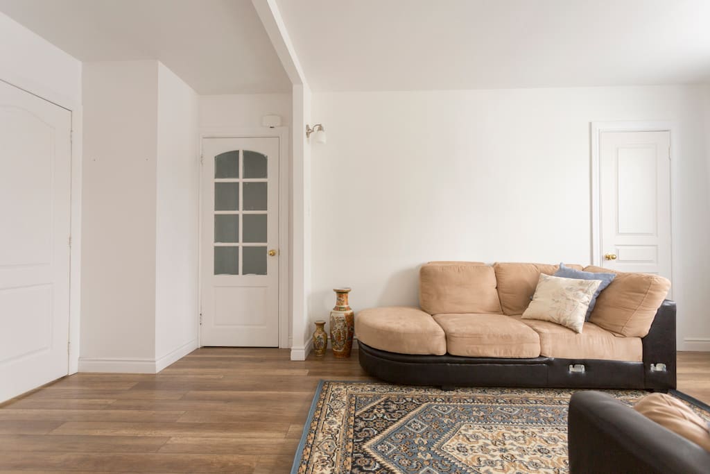 Living Room With A Balcony