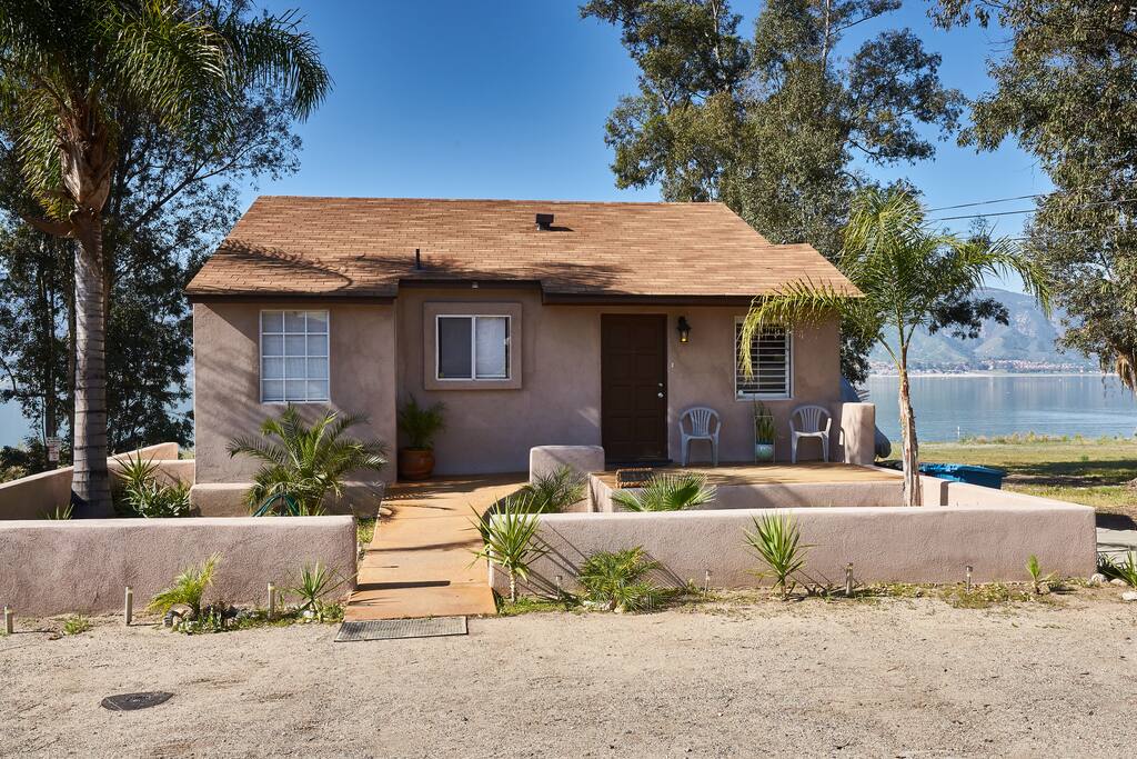 Front of home right on the Lake