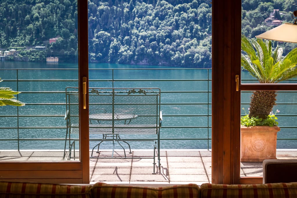 view from living room window