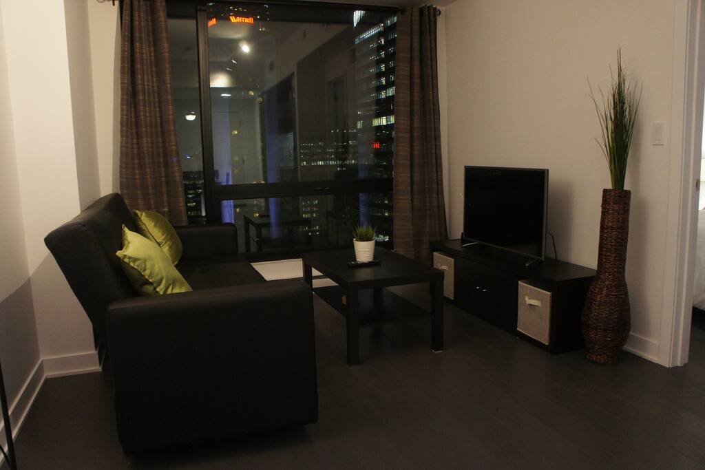 Living room to enjoy amazing view and unlimited Netflix!