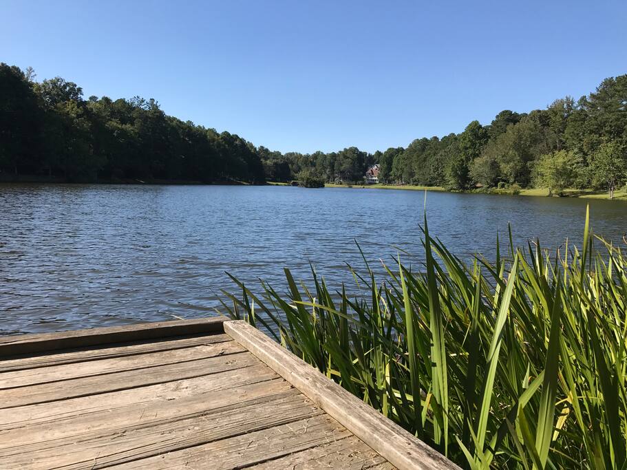 View of Grace Lake from the dock
