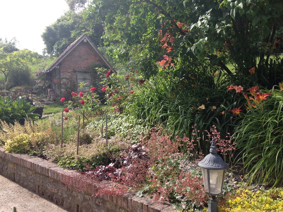 Jardin fleuri.