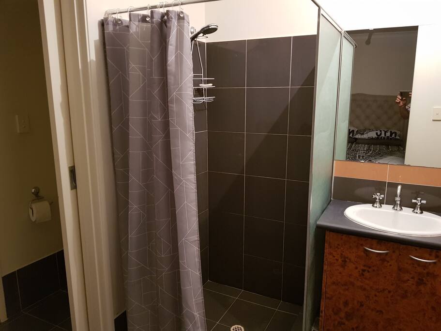shower (inside room)