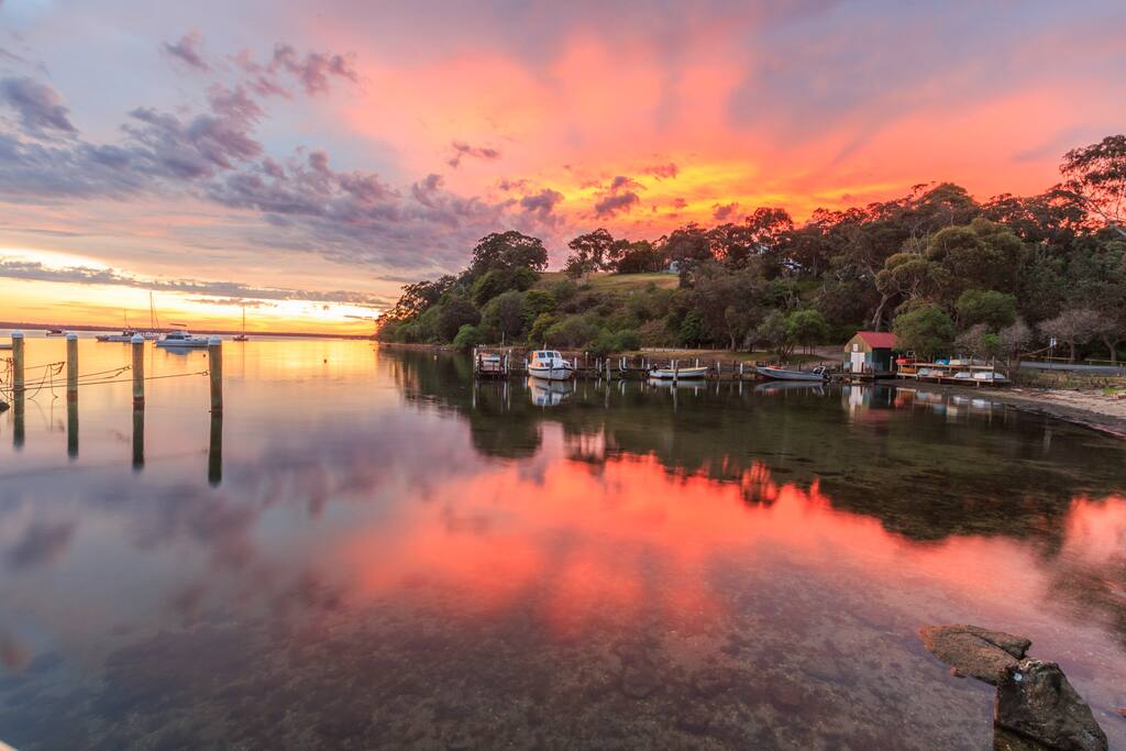 Nungurner Jetty - a special place away from the crowds and just steps from your cabin