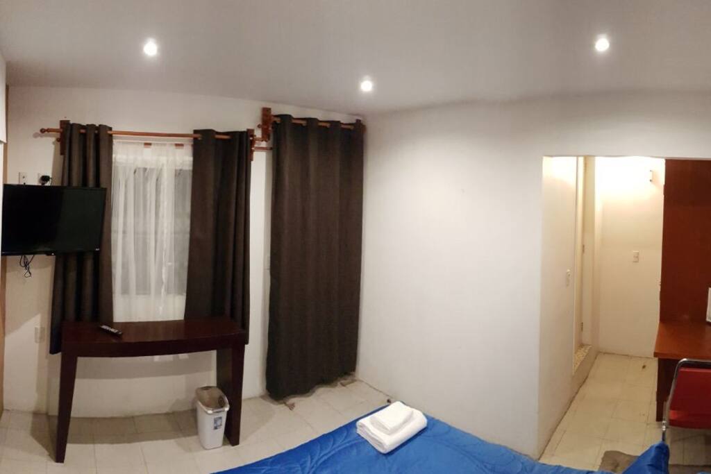 Black out curtains for your comfort at night/Cortinas Black Out para su comodidad por la noche.