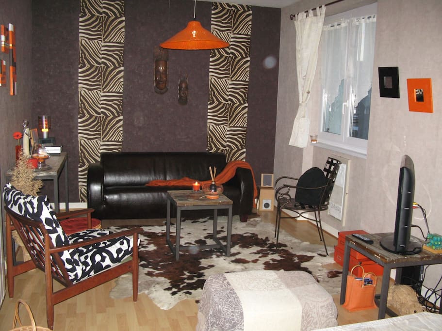 Salon chaleureux