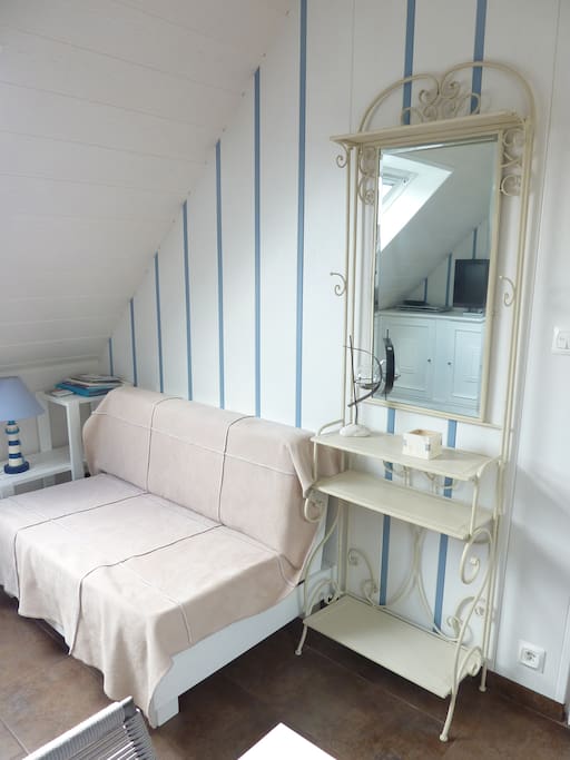 Salon , confort et détente .