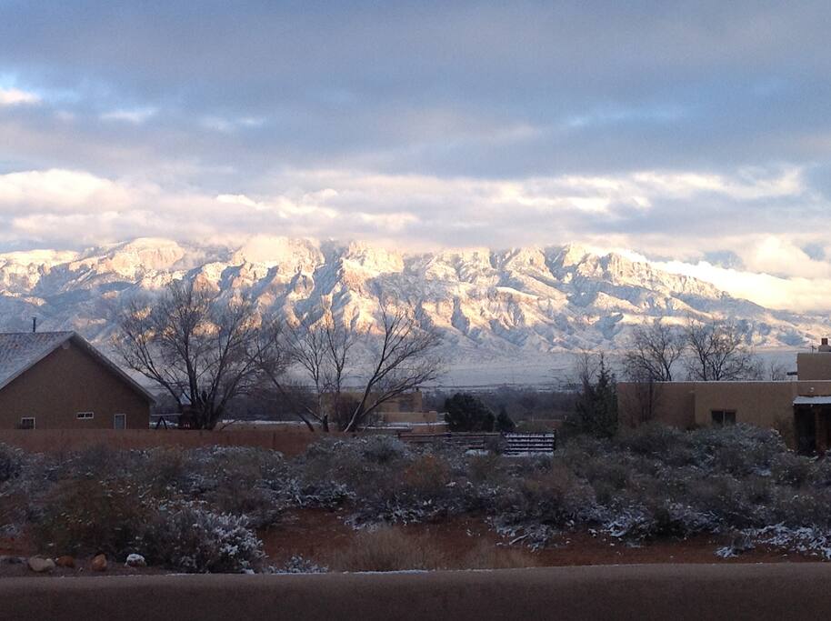 Mountian view in the winter