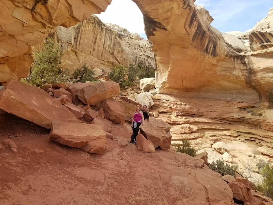 Hickman Bridge in Capitol Reef.