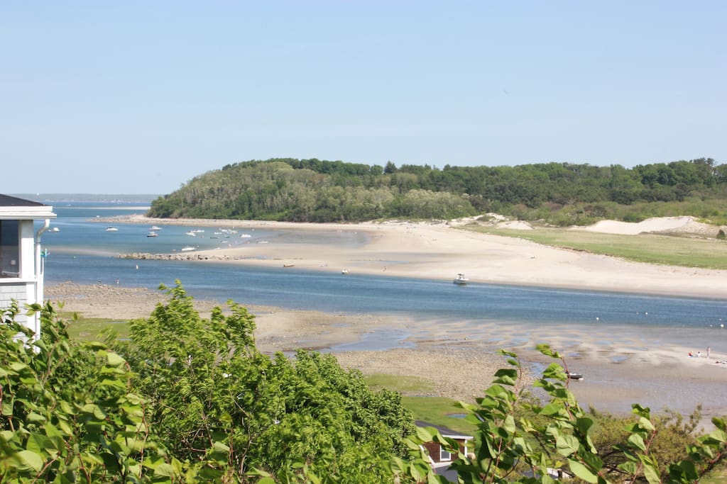 Walk to Little Neck Beach, which faces the back side of Crane Beach.