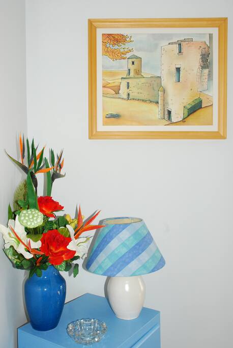 La déco est reposante