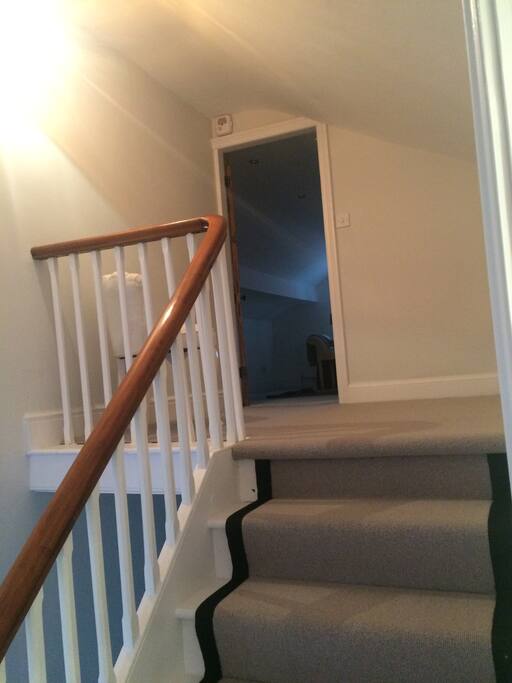 Stairs to bedroom