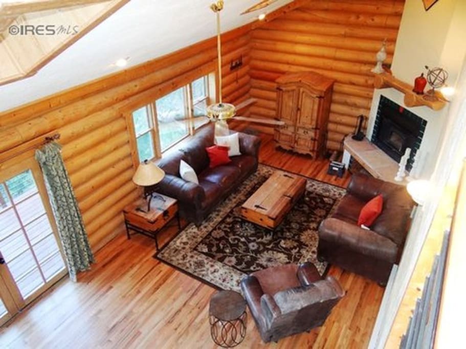 Living room from
catwalk
