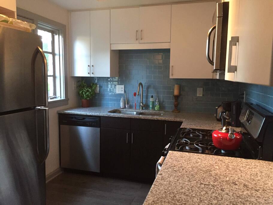 The kitchen space to cook delicious food and heat up ur meal with amazing 2 hosts