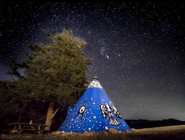 Tipi glamping in virginia