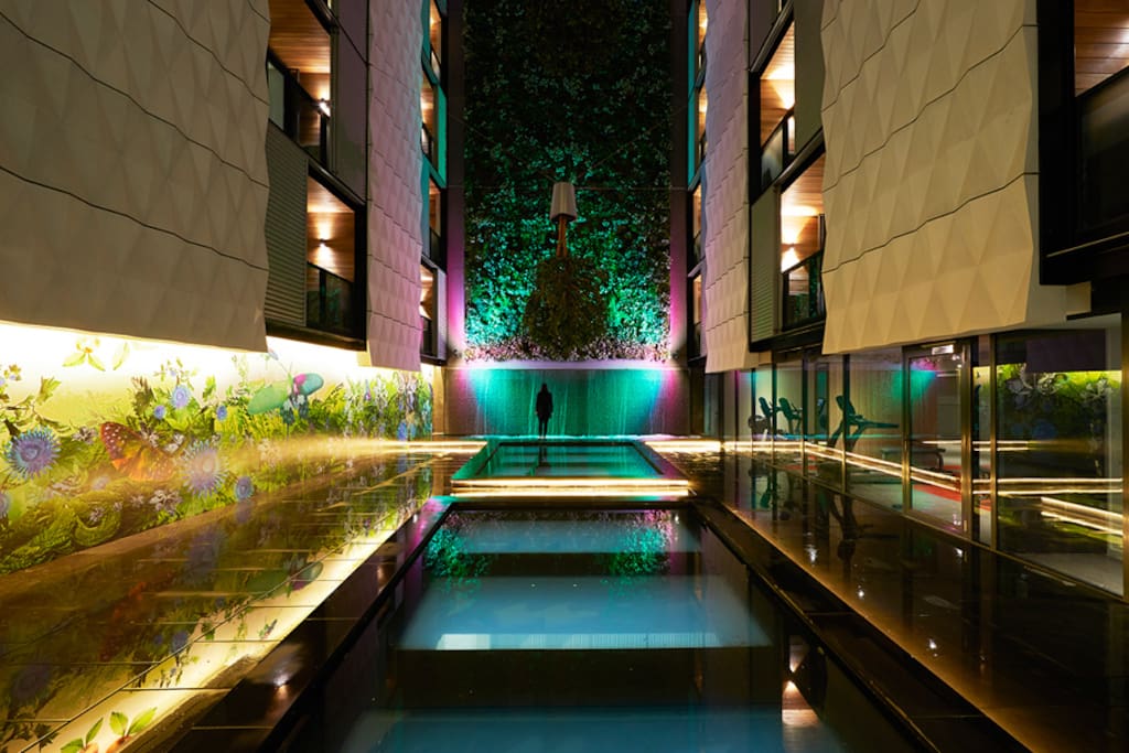Internal courtyard - won interior design award 2015