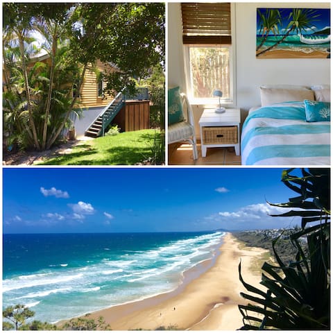 Private Beach Studio, walk to beach, dogs welcome