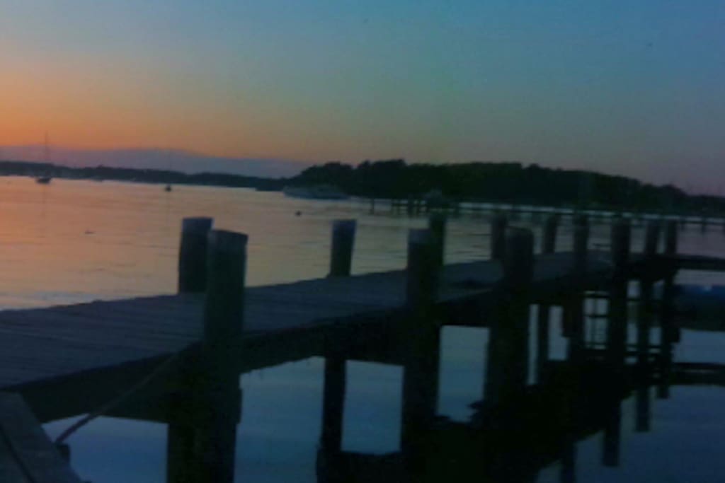 Sunset From Dock