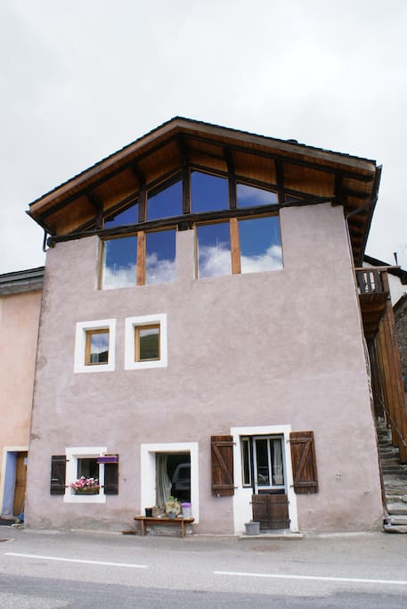 Front of the chalet