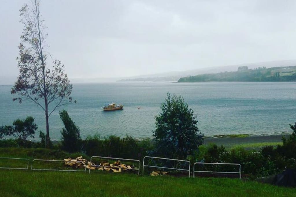 vista desde la cabaña