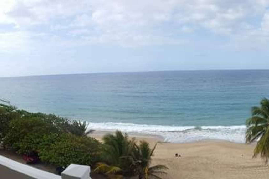The view from our balcony