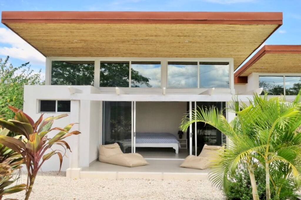 Master bedroom patio. Sliding glass doors, walk in closet and private bathroom.