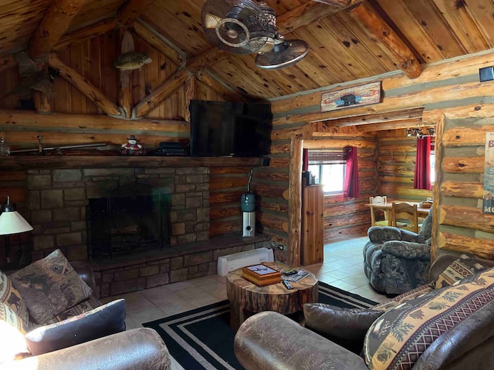 Living room and dining room to the right 