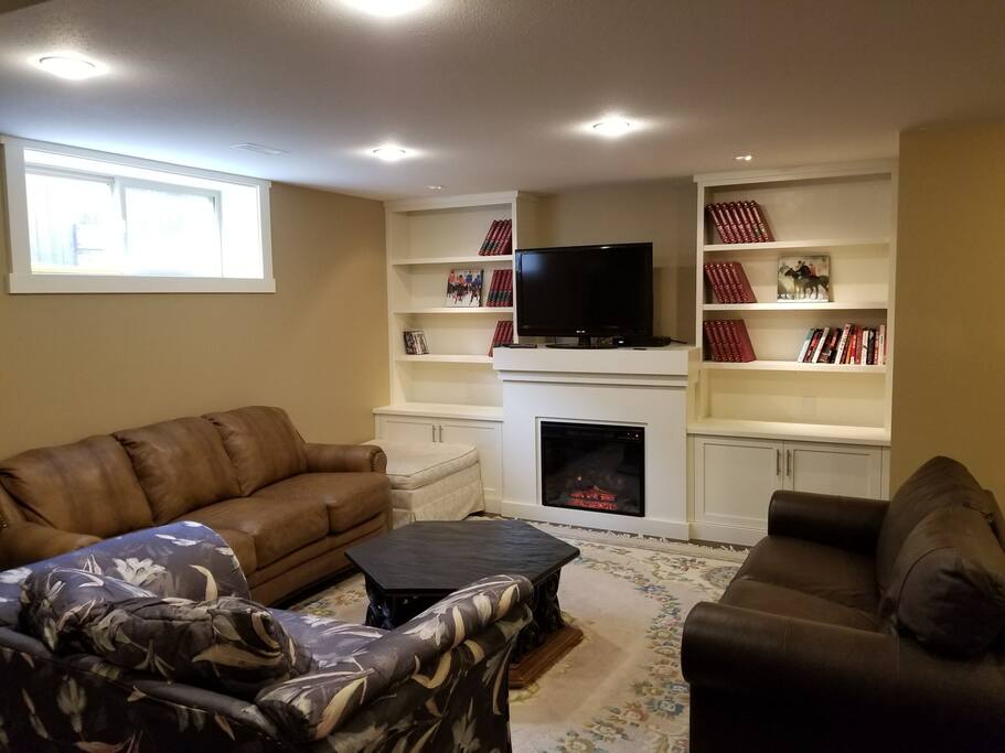 Family area, including an oversized sofa, which would sleep one.